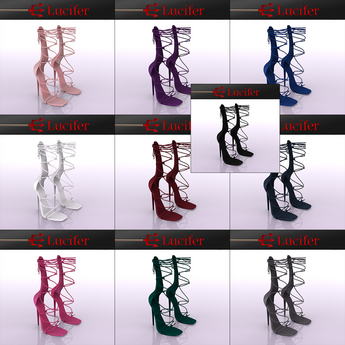 Second Life Marketplace - Strapped Heels FATPACK